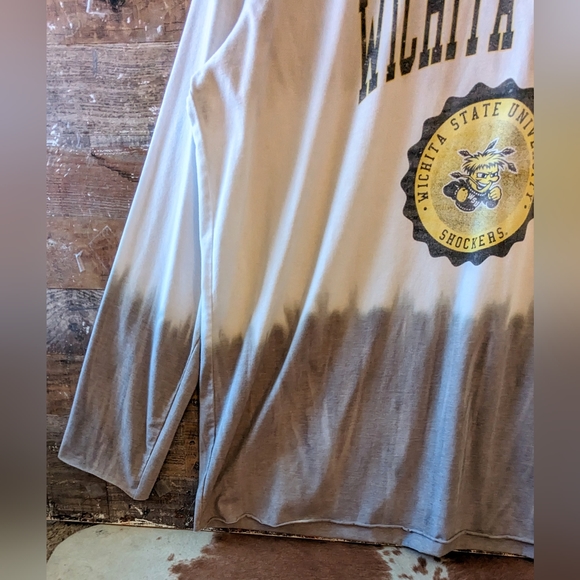 Wichita State (WSU) Tie Dye Gray Tunic - Picture 5 of 13